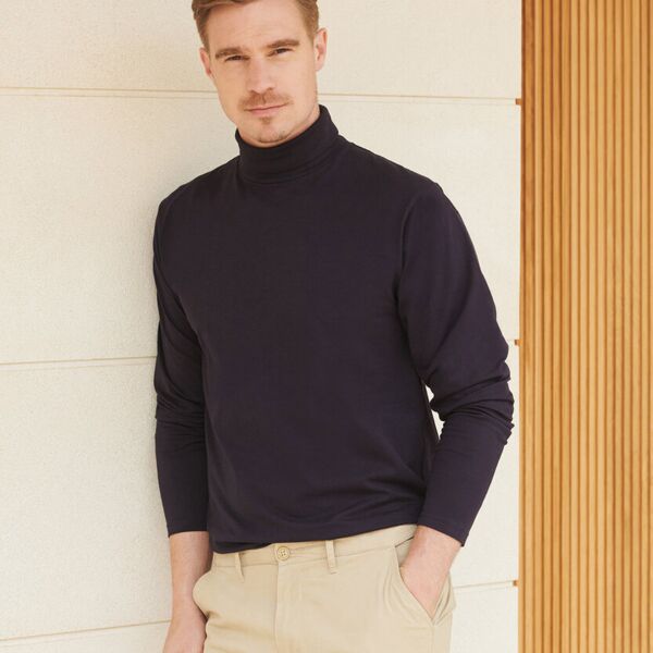 Long sleeve roll neck top Thumbnail