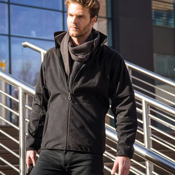 Osaka combed pile softshell jacket Thumbnail