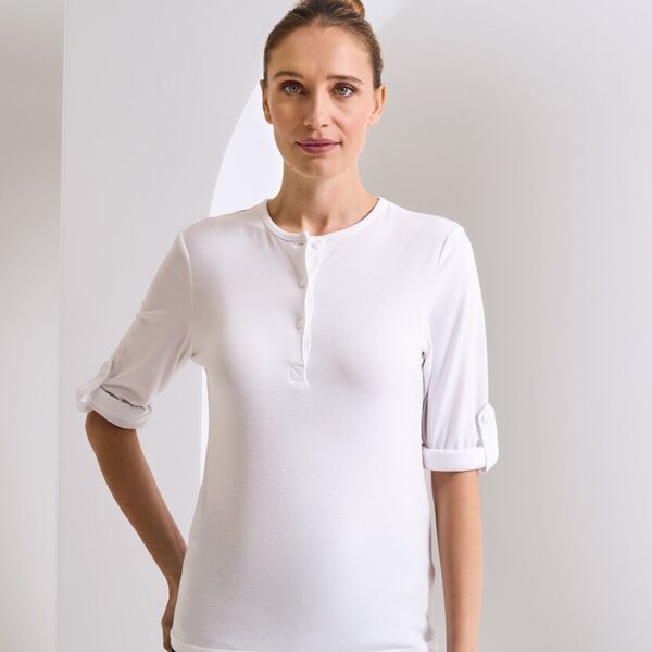 Women's Long John roll-sleeve tee Thumbnail